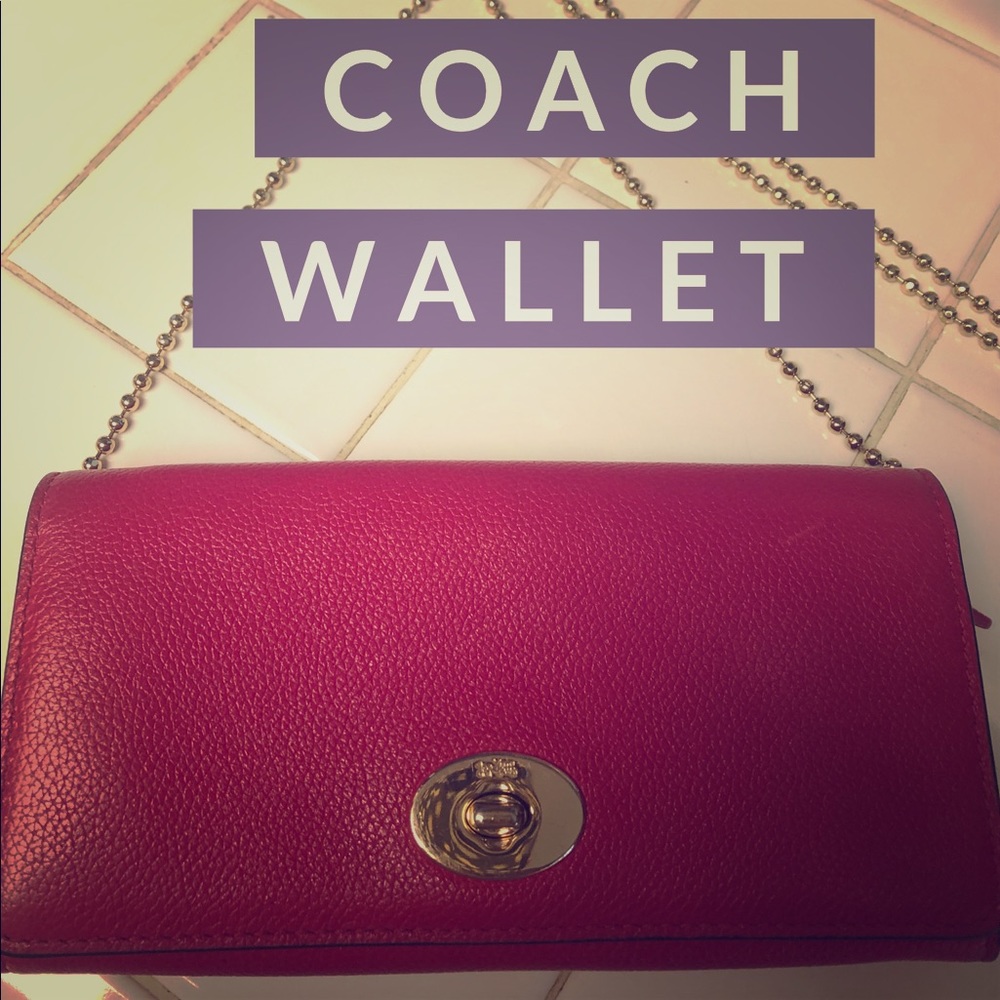 Leather Coach Wallet/Purse